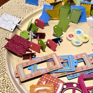 Colorful Scrapbooking Embellishments